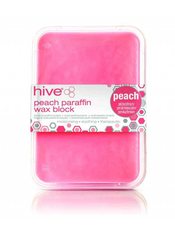 Hive Peach Paraffin Wax Block 500g