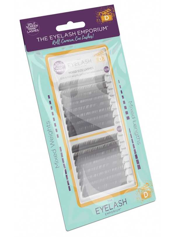 The Eyelash Emporium D-Curl Mixed Weight Lashes
