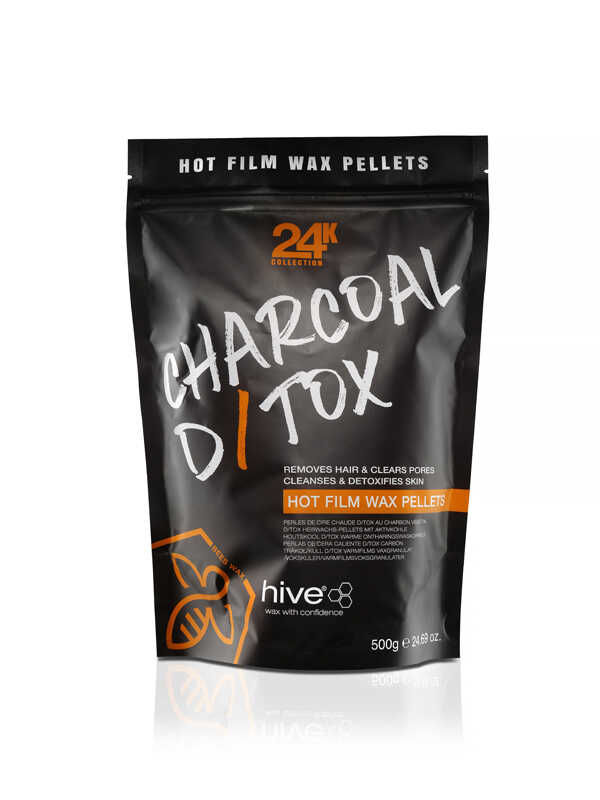 Hive Hot Wax Pellets Charcoal D/Tox 500g