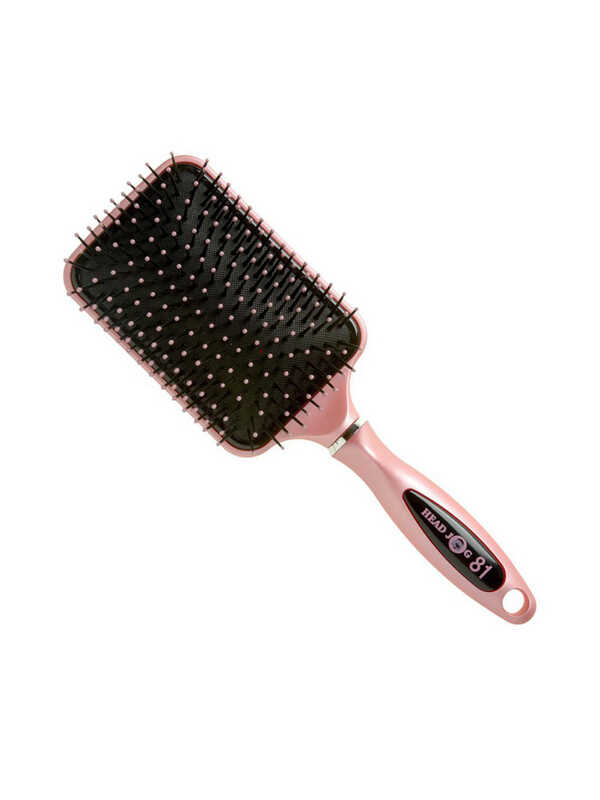 HeadJog Paddle Brush - Pink 81
