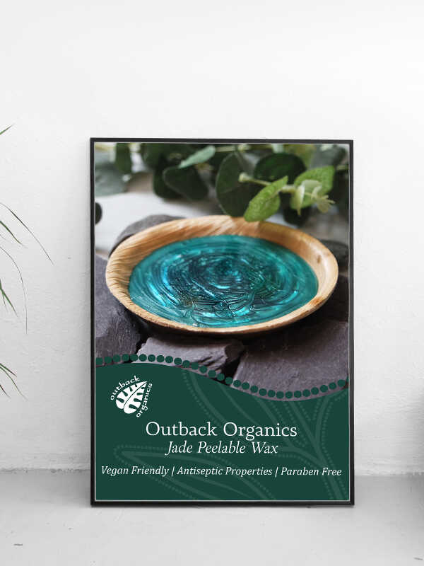 Outback Organics Jade Peelable Poster A3