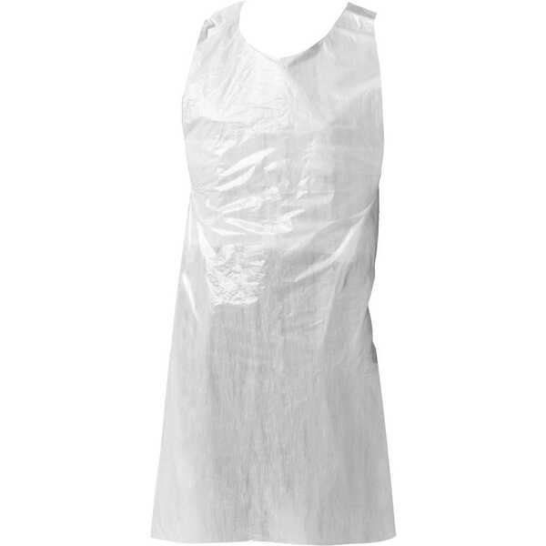 Clear Plastic Disposable Aprons - 100pk