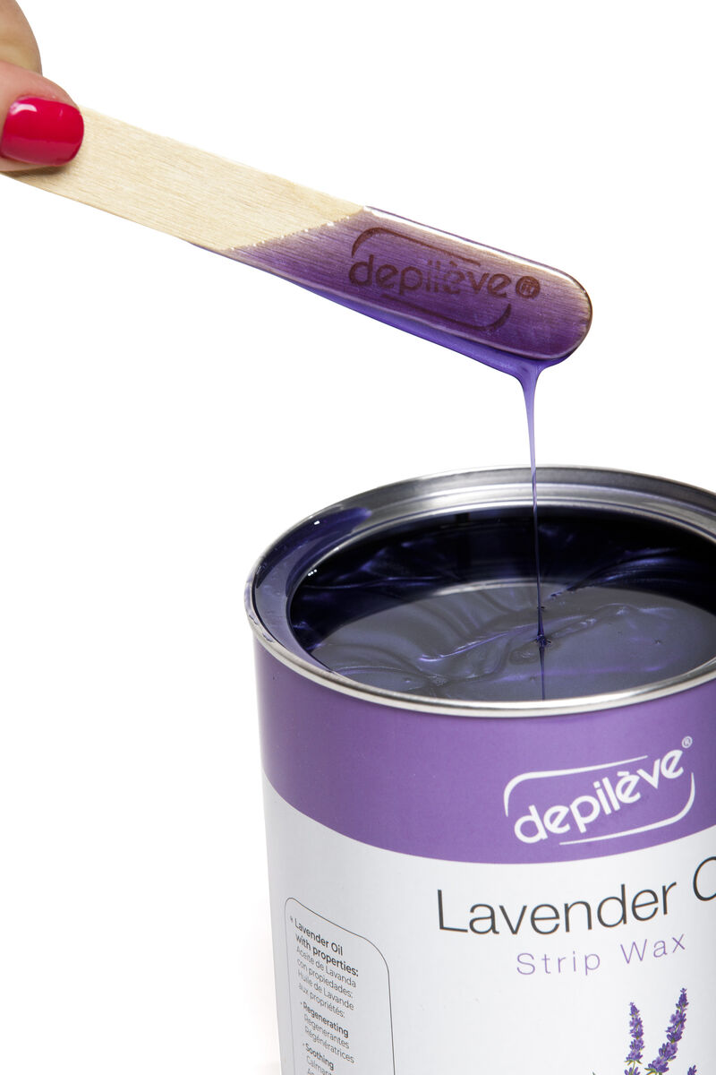 Lavender Strip Wax Texture With Spatula.jpeg