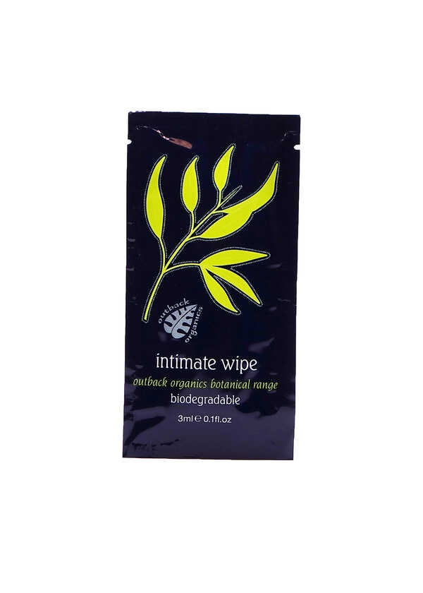 Outback Organics Individual Intimate Wipes 3ml