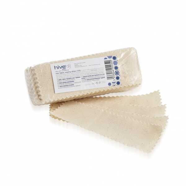Hive Mini Fabric Waxing Strips (100) 12.5cm x 4cm