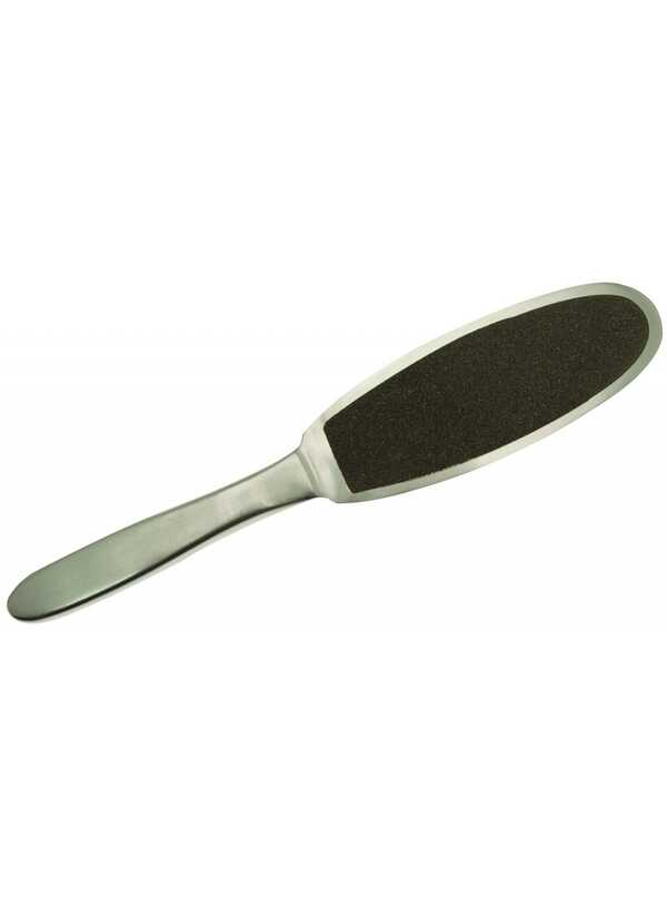 Hive Large Callus File with Disposable Pads Stainless Steel with 2 Disposable Pads Grit 100/180
