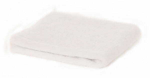 White Towelling Couch Cover