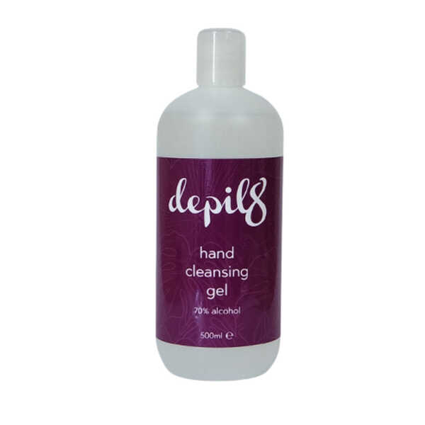 Depil8 Sanitising Hand Gel 70% Alcohol 500ml